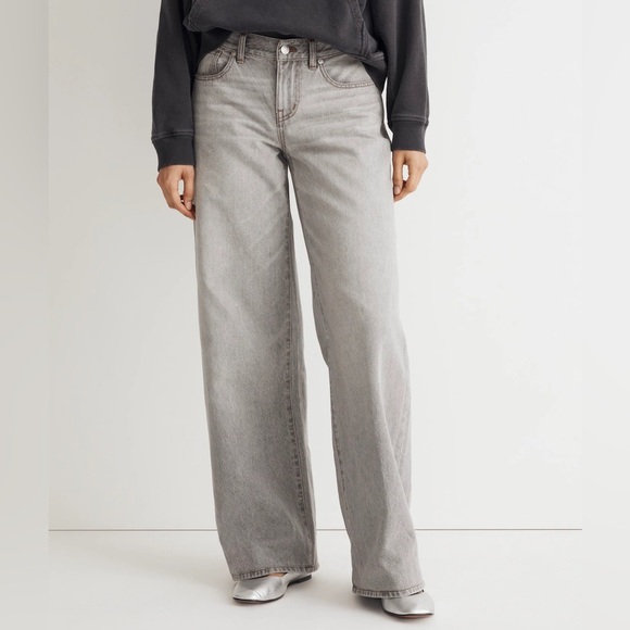MADEWELL Low Rise Super Wideleg Jeans - Picture 1 of 13
